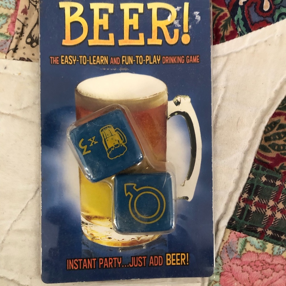 Beer Drinking Game Dice Set